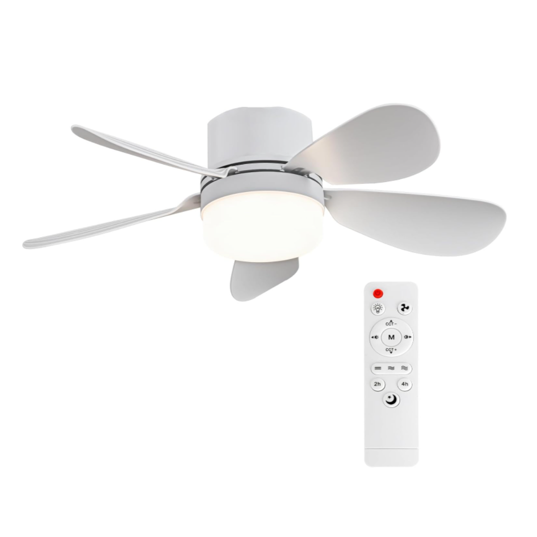 Ventilador de Techo LED + control remoto de regalo.
